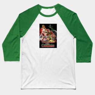 Christmas with Cookie - Poster Baseball T-Shirt